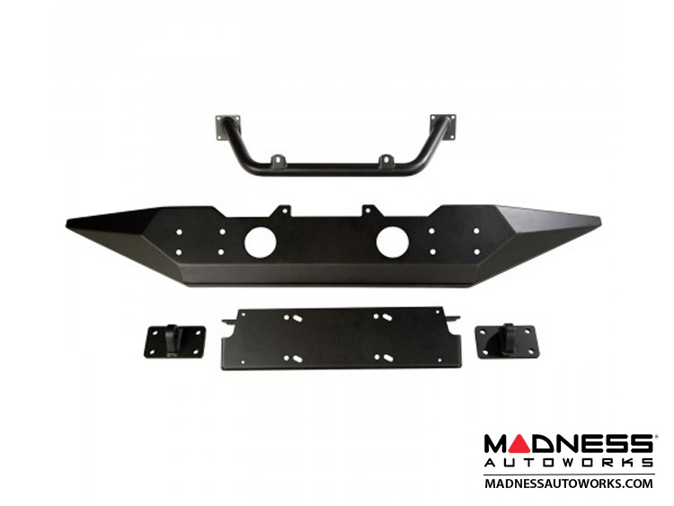 Jeep Wrangler JL Spartan Bumper Standard Ends w/Overrider - Front